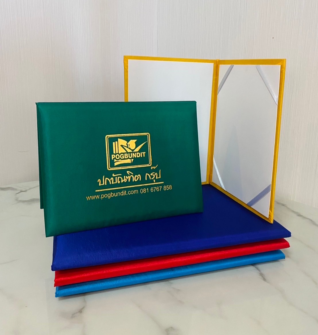 ปกผ้าไหม แบบบุฟอง 1 ด้าน